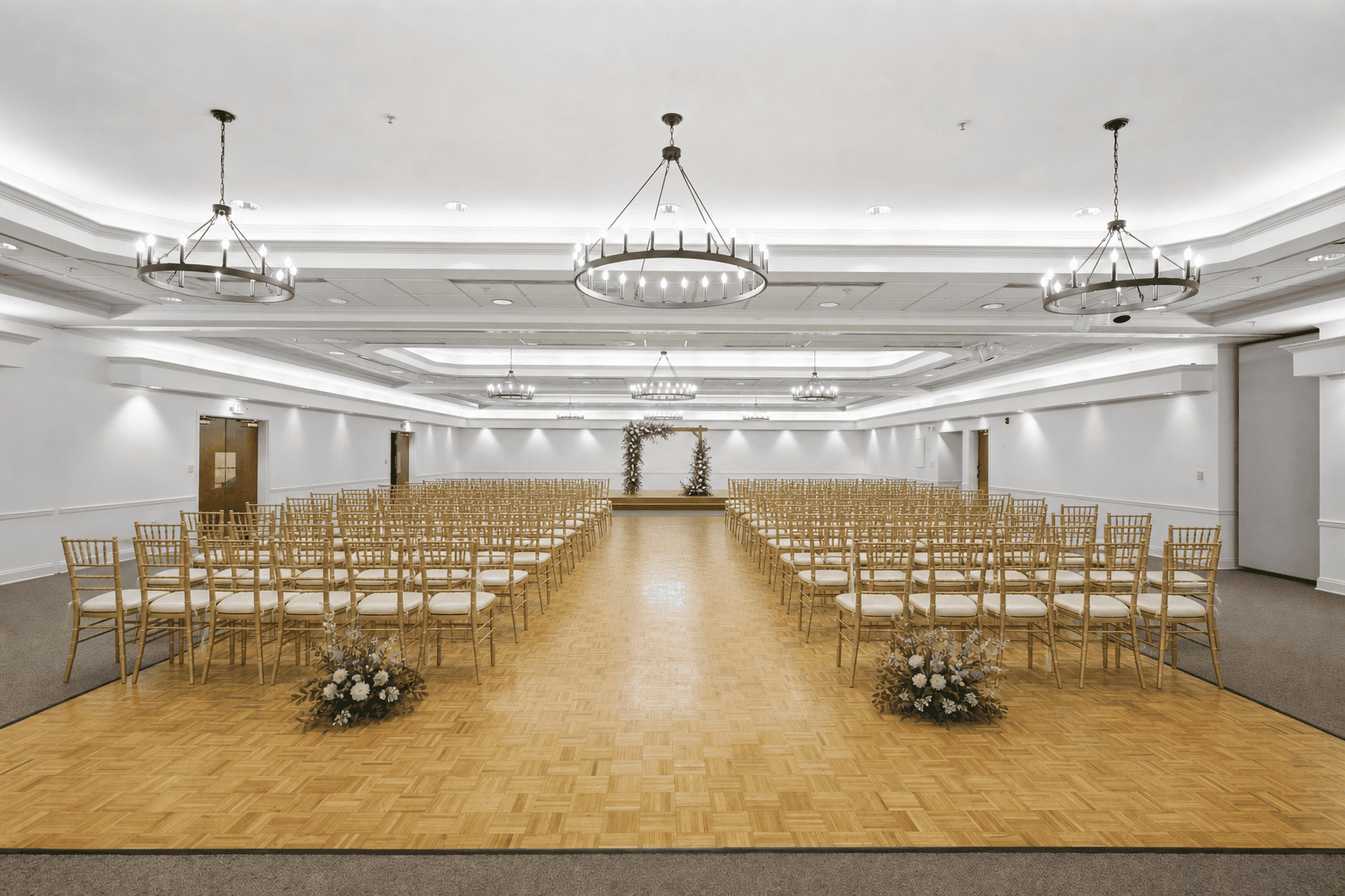 Wedding ceremony at Rumsey Event Center