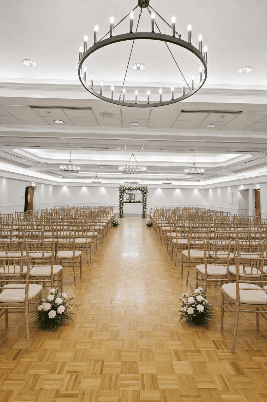 Ceremony portrait view