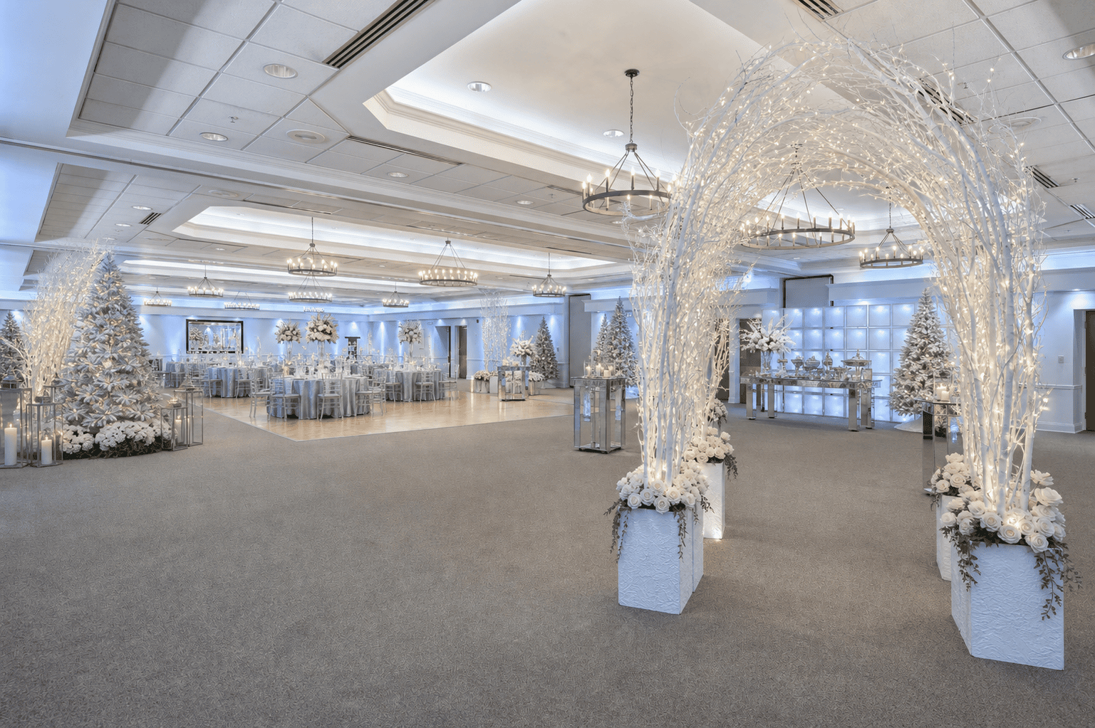 Winter celebration styling